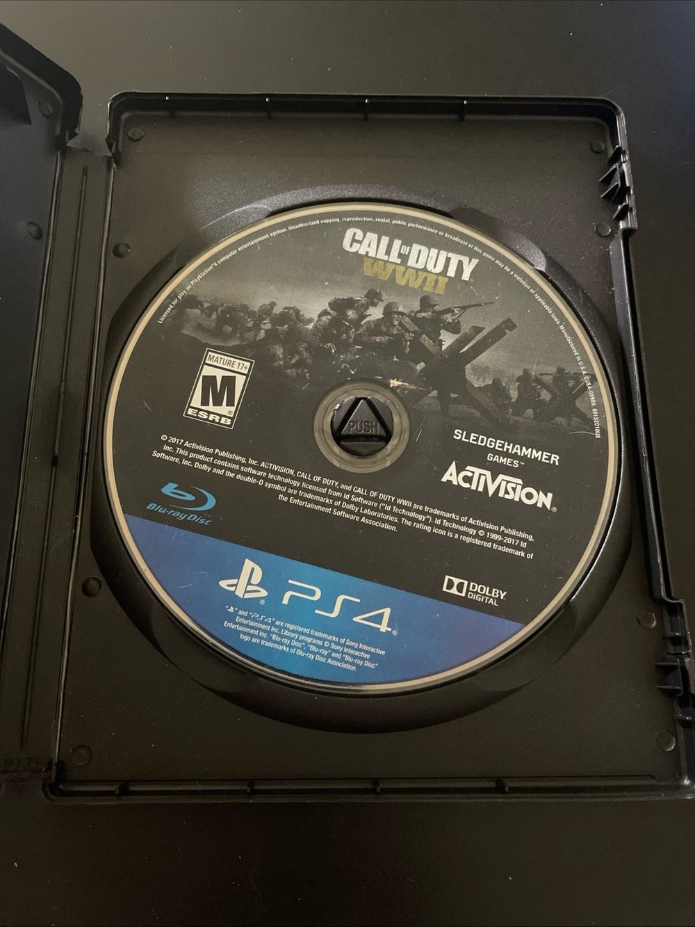PS4 Playstation 4 Call of Duty WWII COD DISC ONLY